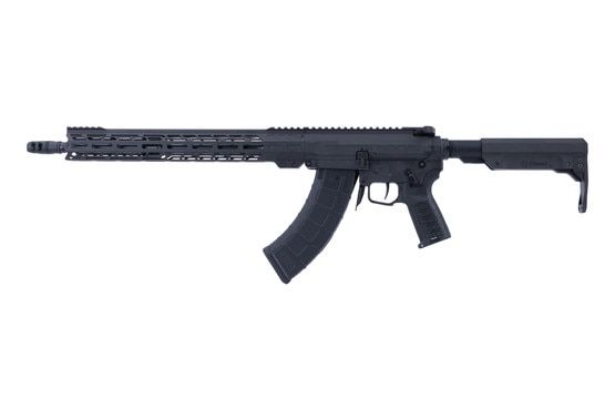 CMMG 7.62x39mm RESOLUTE Mk47 with mid-length gas system and Armor Black Cerakote finish